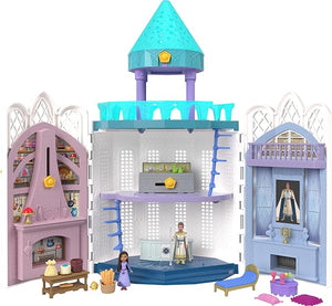 Disney's Wish Rosas Castle Playset, Dollhouse with 2 Posable Mini Dolls, Star Figure & 20 Accessories  