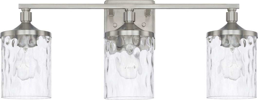 HomePlace Lighting Colton clear water glass vanity wall light