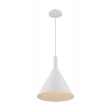 Load image into Gallery viewer, Lightcap - 1 Light Pendant with- Matte White Finish