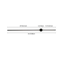 Load image into Gallery viewer, Kempinski 1 - Light LED Plug-in/Hardwire Black Flush Mount